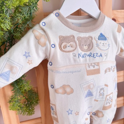 Macacão Trape Zape - Amiguinhos da Natureza - Areia 